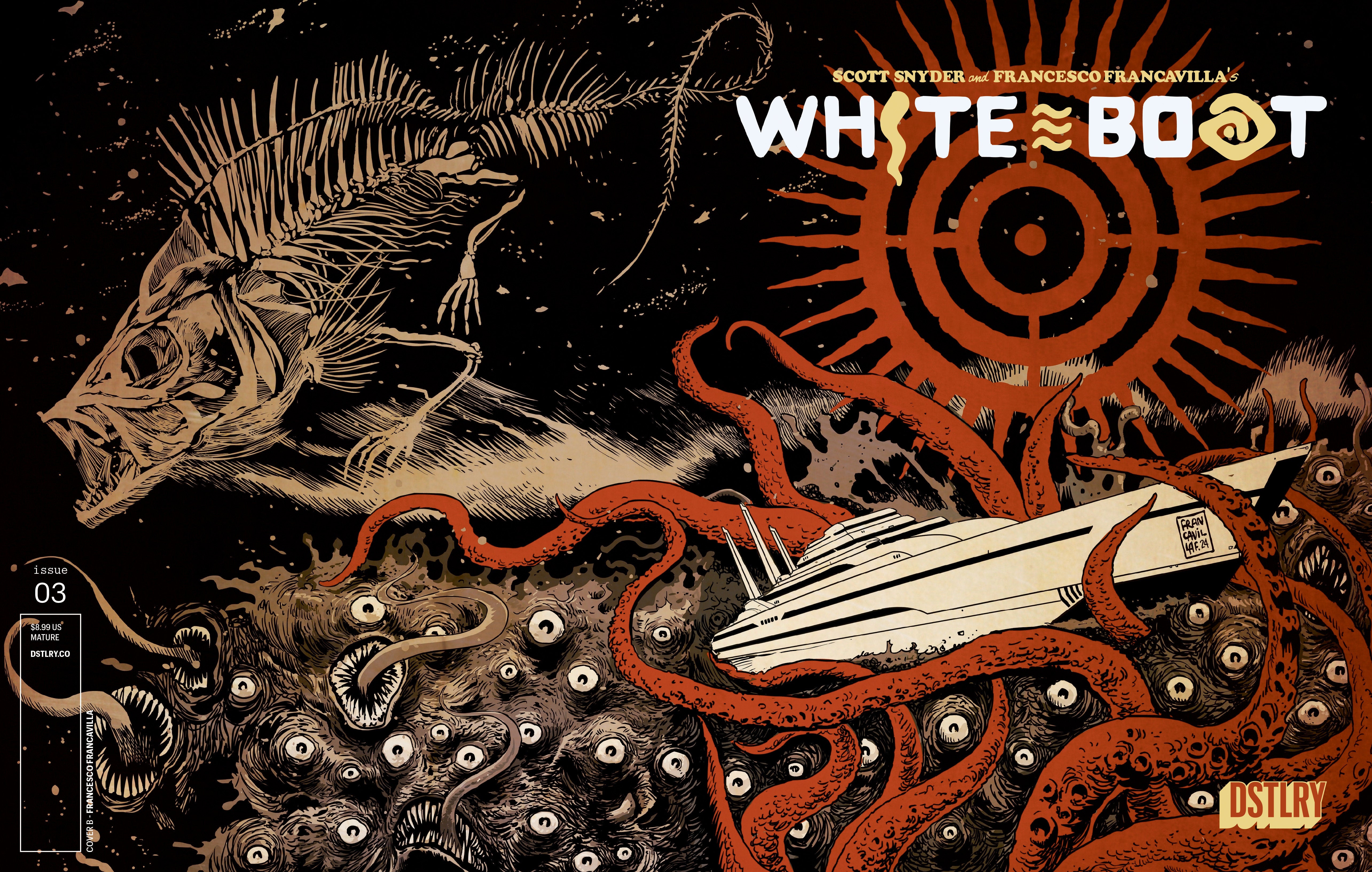 White Boat #3 Cover B Francesco Francavilla Variant | Odin's Place