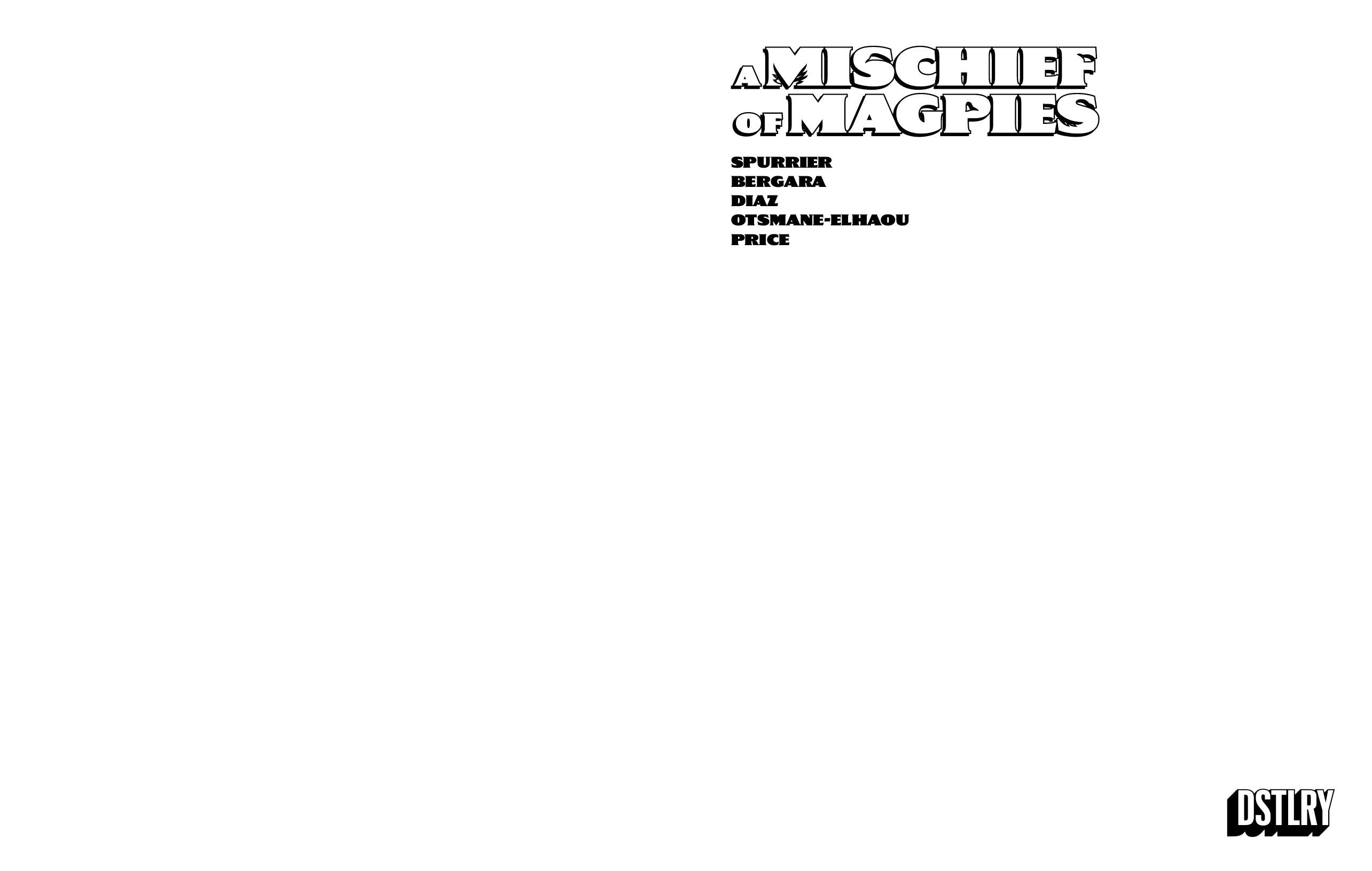 A Mischief Of Magpies #1 Cover F Blank Sketch Variant | Odin's Place