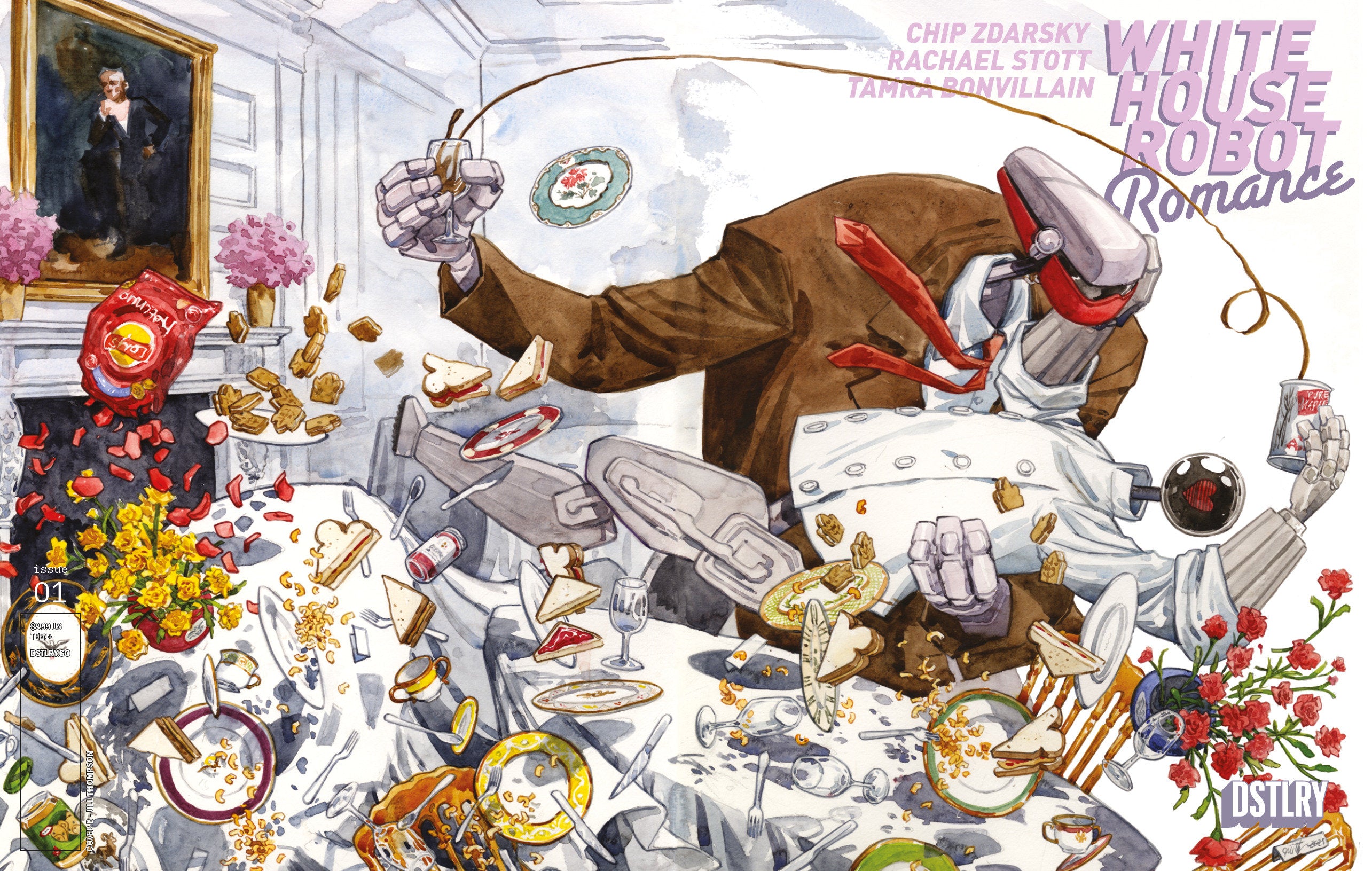 White House Robot Romance #1 Jill Thompson Variant | Odin's Place