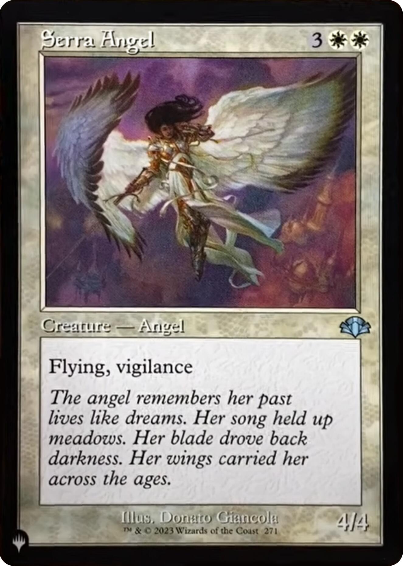 Serra Angel (Retro Frame) [The List] | Odin's Place
