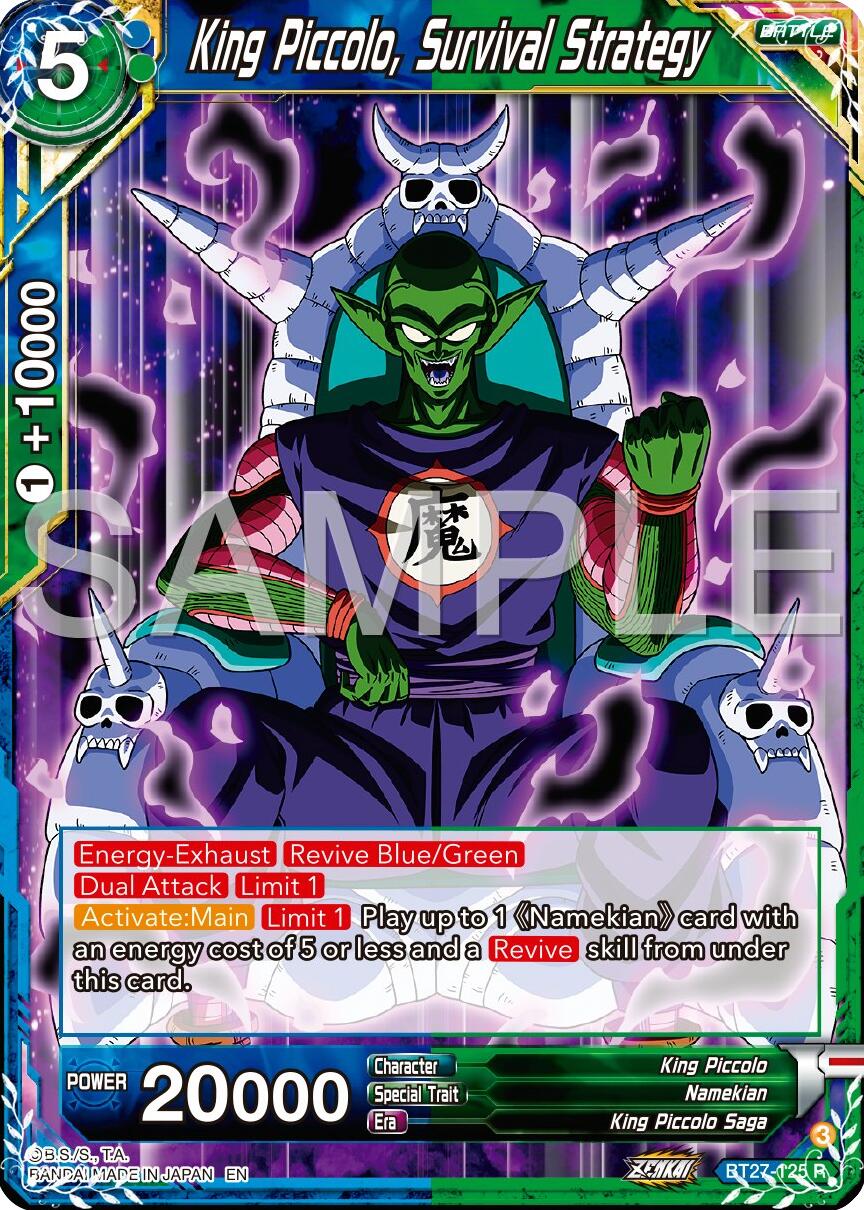 King Piccolo, Survival Strategy (BT27-125) [History of Z] | Odin's Place