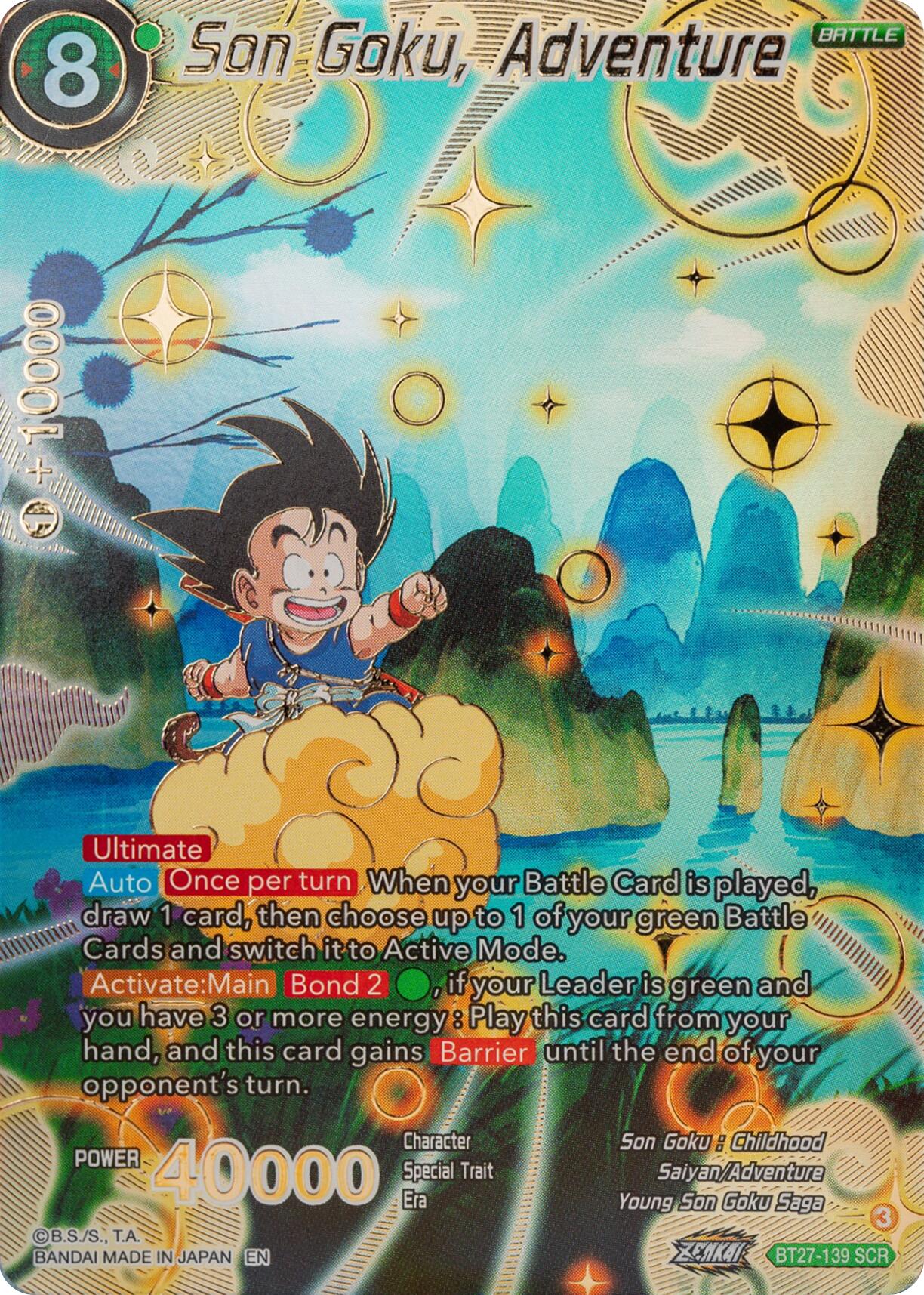 Son Goku, Adventure (BT27-139) [History of Z] | Odin's Place