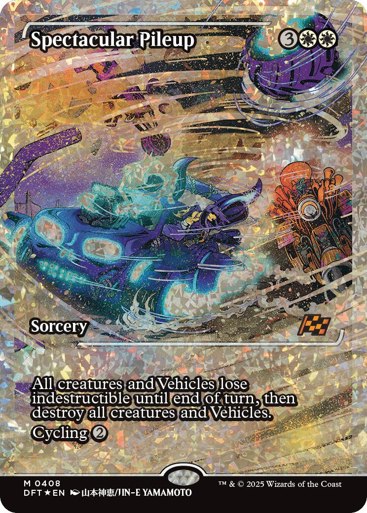 Spectacular Pileup (Showcase Fracture Foil) (Japanese) [Aetherdrift] | Odin's Place