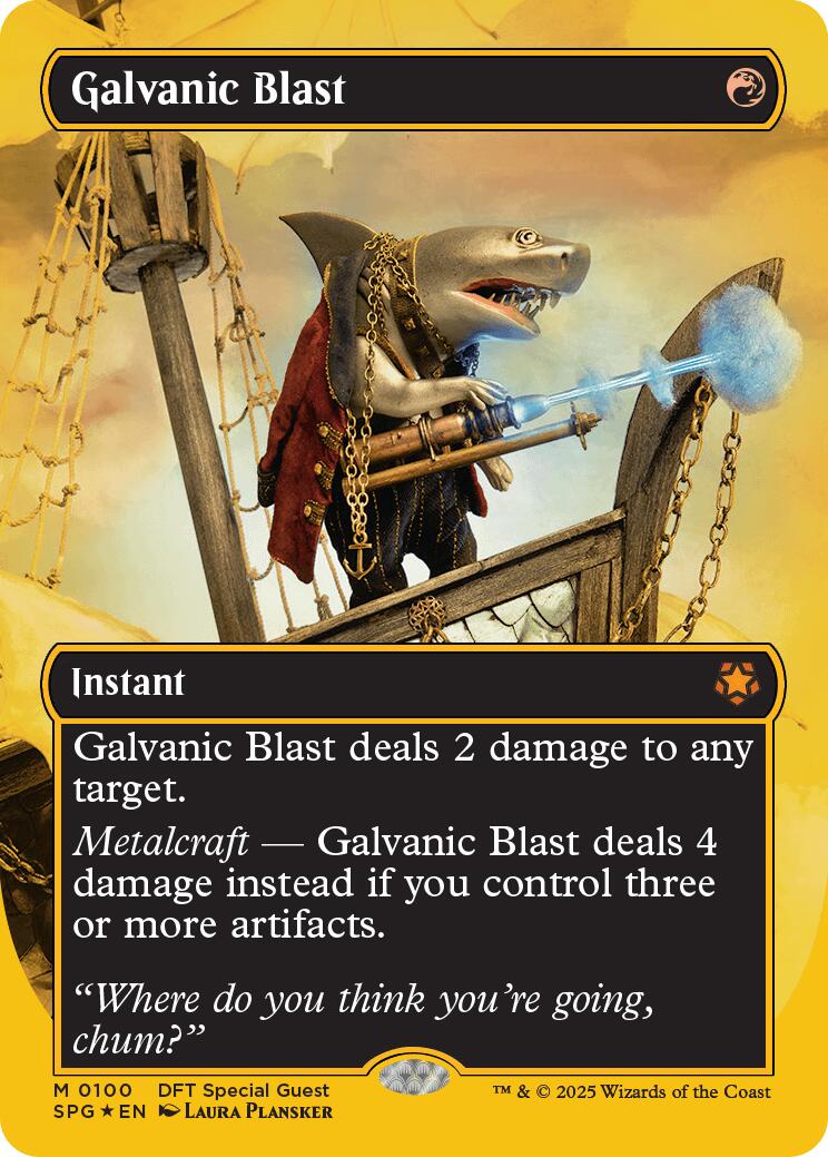 Galvanic Blast (Borderless) (First-Place Foil) [Aetherdrift Special Guests] | Odin's Place