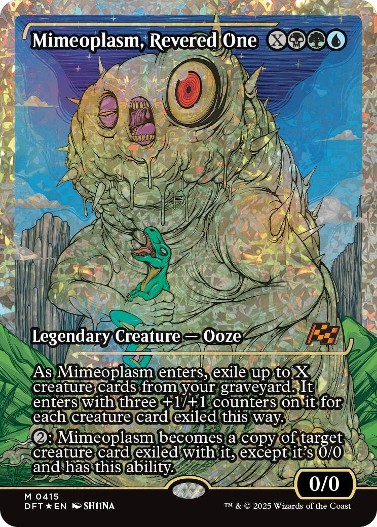 Mimeoplasm, Revered One (Showcase Fracture Foil) (Japanese) [Aetherdrift] | Odin's Place