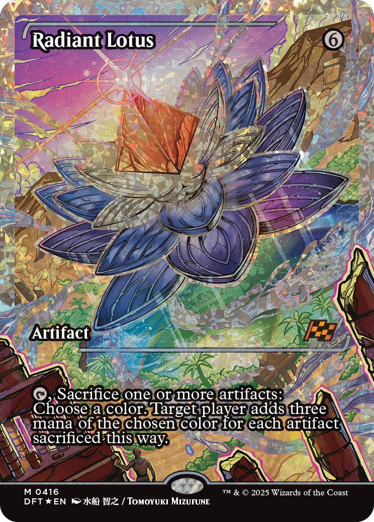 Radiant Lotus (Showcase Fracture Foil) (Japanese) [Aetherdrift] | Odin's Place