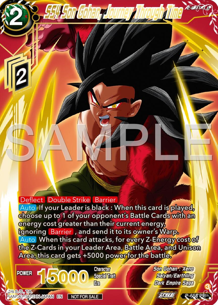 SS4 Son Gohan, Journey Through Time (Gold Stamped) (P-658) [Promotion Cards] | Odin's Place