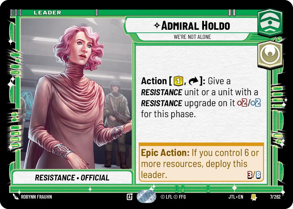 Admiral Holdo - We're Not Alone (007/262) (007/257) [Jump to Lightspeed] | Odin's Place