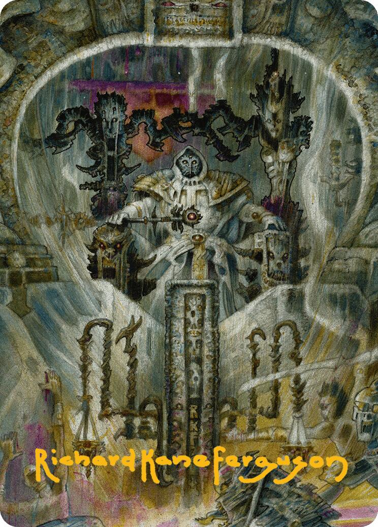 Gonti, Night Minister Art Card (Gold-Stamped Signature) [Aetherdrift Art Series] | Odin's Place