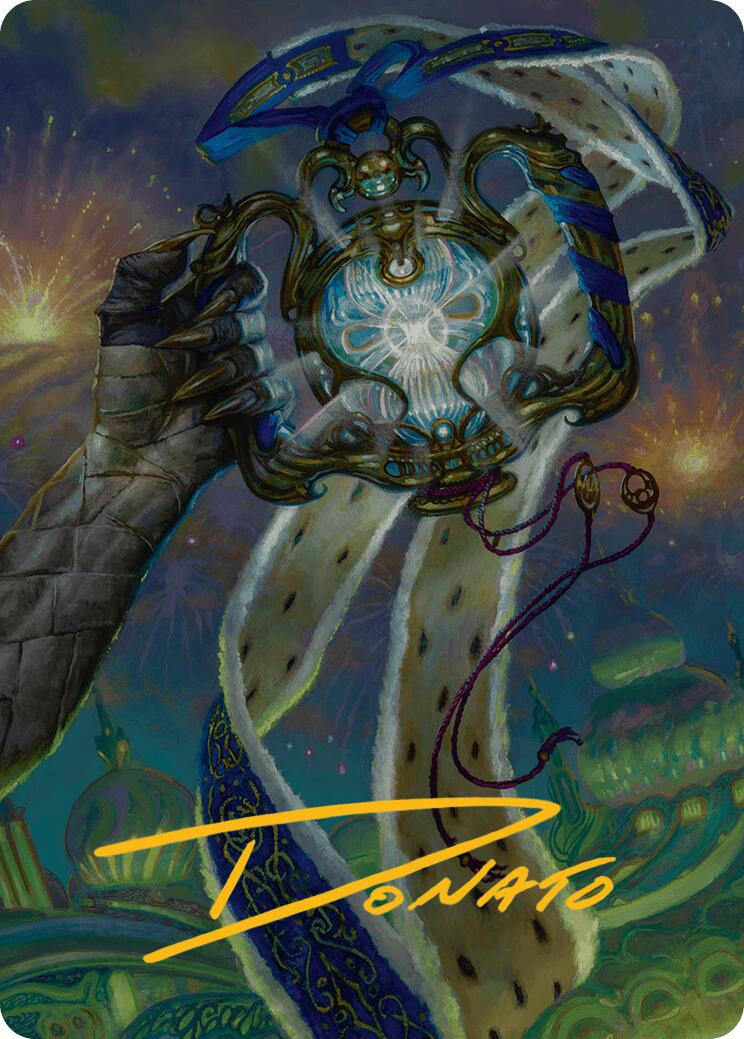 The Aetherspark Art Card (Gold-Stamped Signature) [Aetherdrift Art Series] | Odin's Place