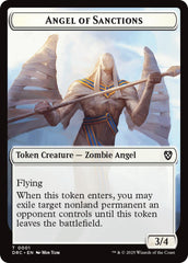 Angel of Sanctions // Vizier of Many Faces Double-Sided Token [Aetherdrift Commander] | Odin's Place