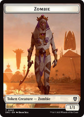 Champion of Wits // Zombie (0003) Double-Sided Token [Aetherdrift Tokens] | Odin's Place