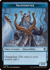 Shapeshifter // Zombie (0003) Double-Sided Token [Aetherdrift Tokens] | Odin's Place