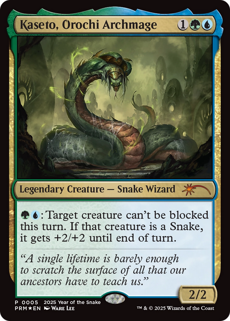 Kaseto, Orochi Archmage (Year of the Snake 2025) [Standard Showdown Promos] | Odin's Place