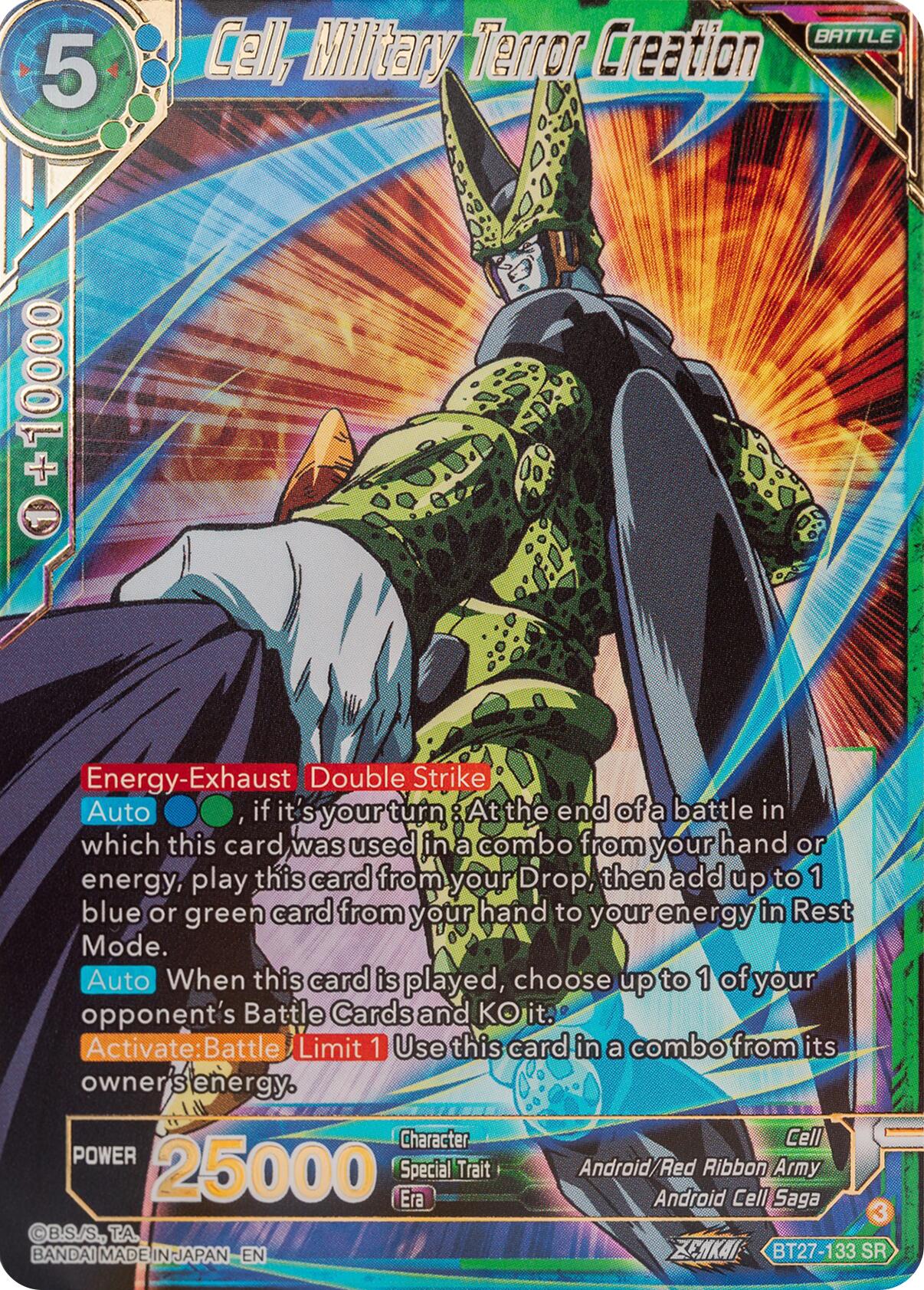 Cell, Military Terror Creation (BT27-133) [History of Z] | Odin's Place