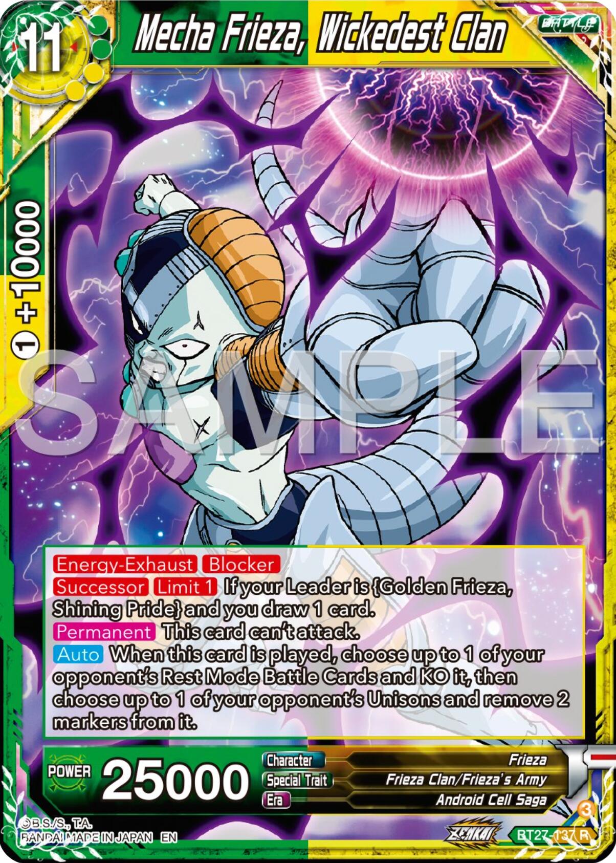 Mecha Frieza, Wickedest Clan (BT27-137) [History of Z] | Odin's Place