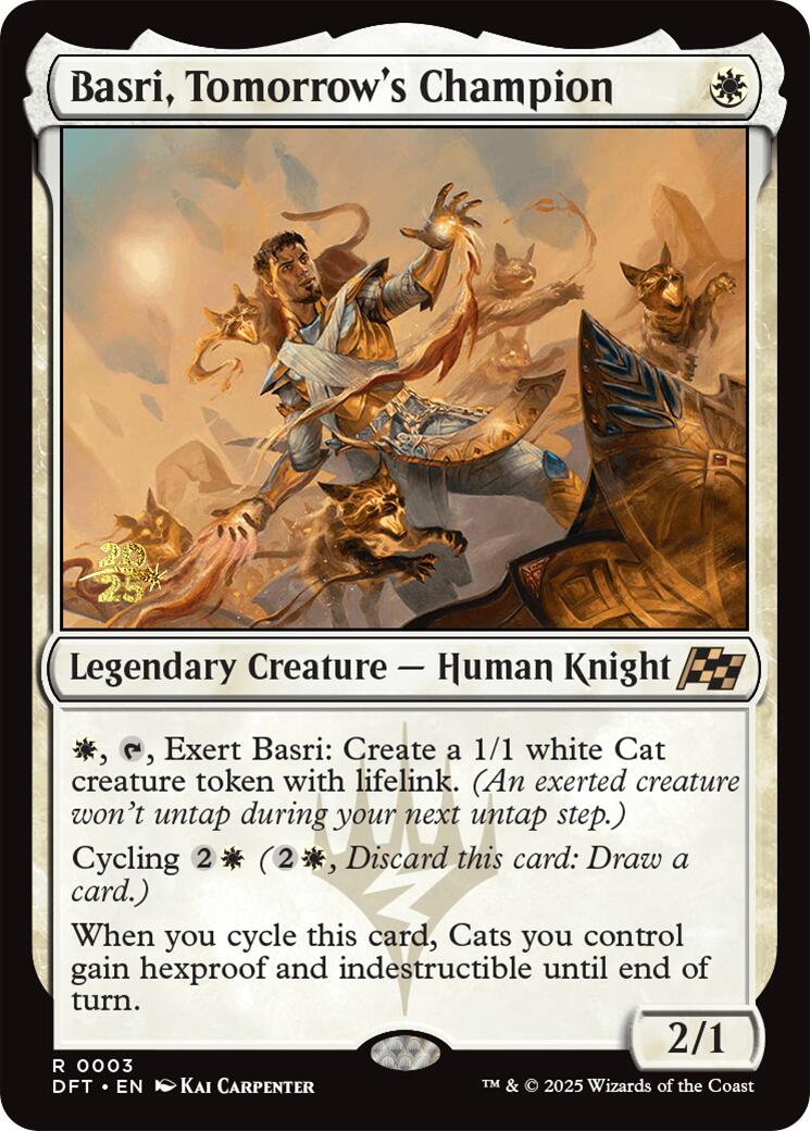 Basri, Tomorrow's Champion [Aetherdrift Prerelease Promos] | Odin's Place