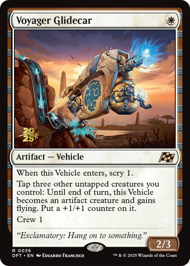 Voyager Glidecar [Aetherdrift Prerelease Promos] | Odin's Place
