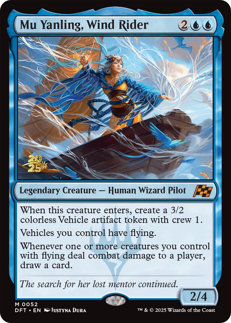 Mu Yanling, Wind Rider [Aetherdrift Prerelease Promos] | Odin's Place