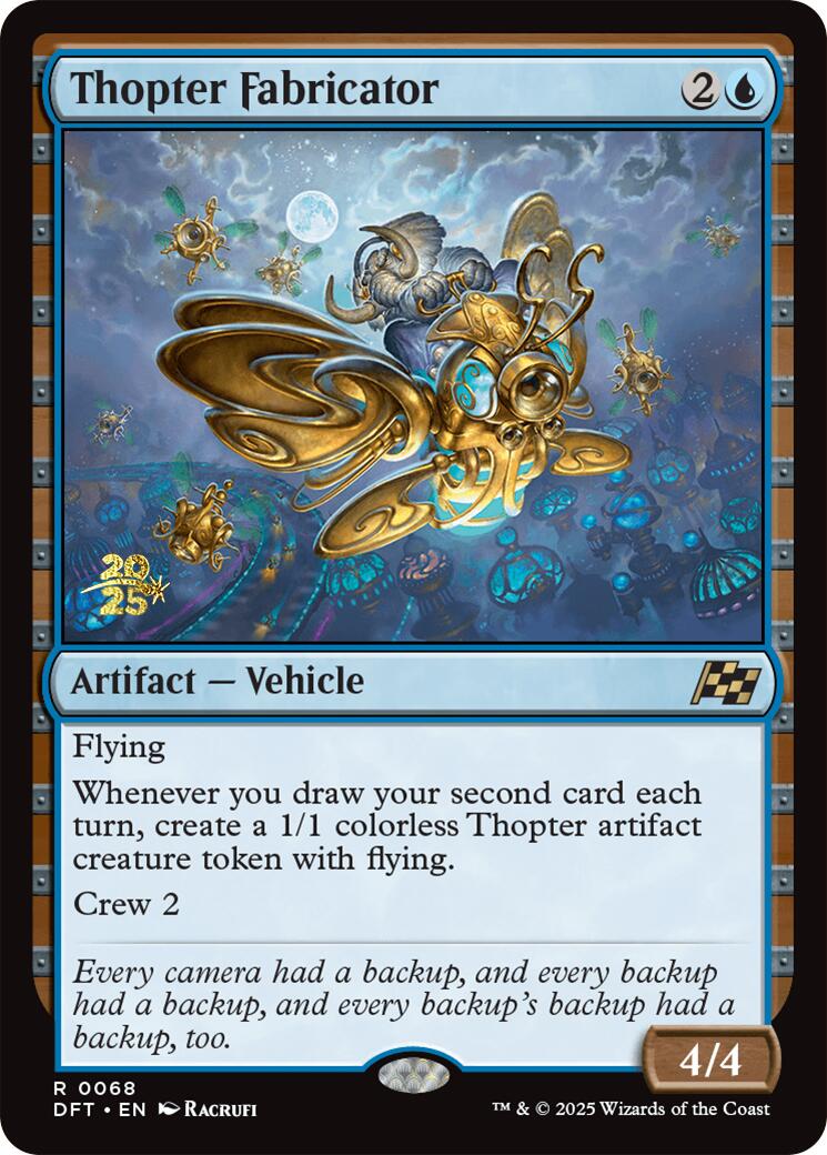 Thopter Fabricator [Aetherdrift Prerelease Promos] | Odin's Place