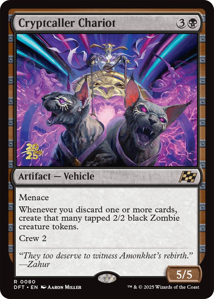 Cryptcaller Chariot [Aetherdrift Prerelease Promos] | Odin's Place