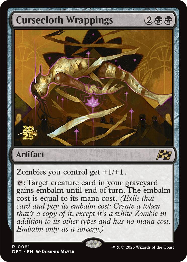 Cursecloth Wrappings [Aetherdrift Prerelease Promos] | Odin's Place