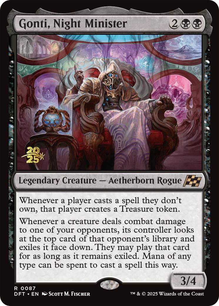 Gonti, Night Minister [Aetherdrift Prerelease Promos] | Odin's Place