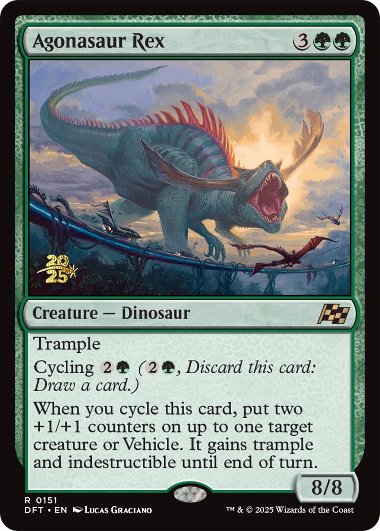 Agonasaur Rex [Aetherdrift Prerelease Promos] | Odin's Place