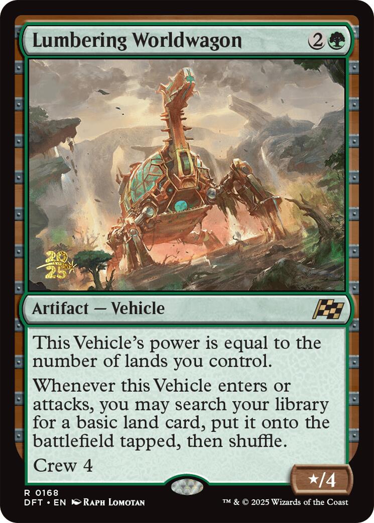 Lumbering Worldwagon [Aetherdrift Prerelease Promos] | Odin's Place