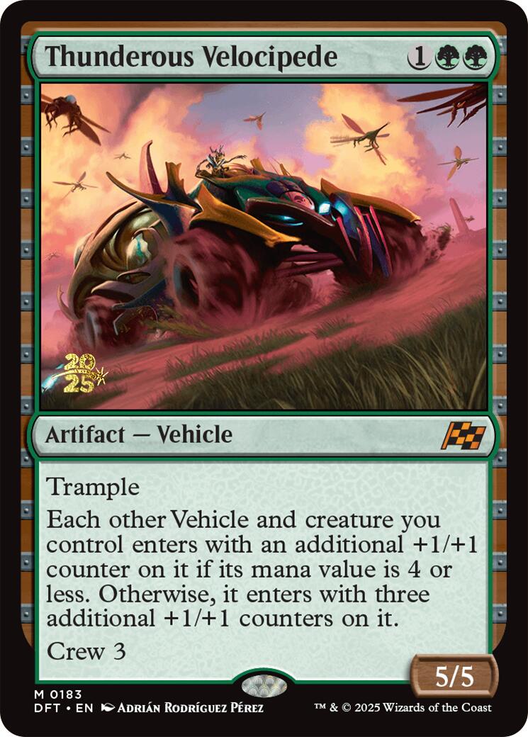 Thunderous Velocipede [Aetherdrift Prerelease Promos] | Odin's Place