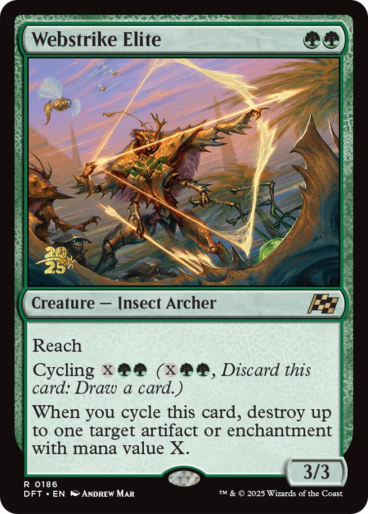 Webstrike Elite [Aetherdrift Prerelease Promos] | Odin's Place