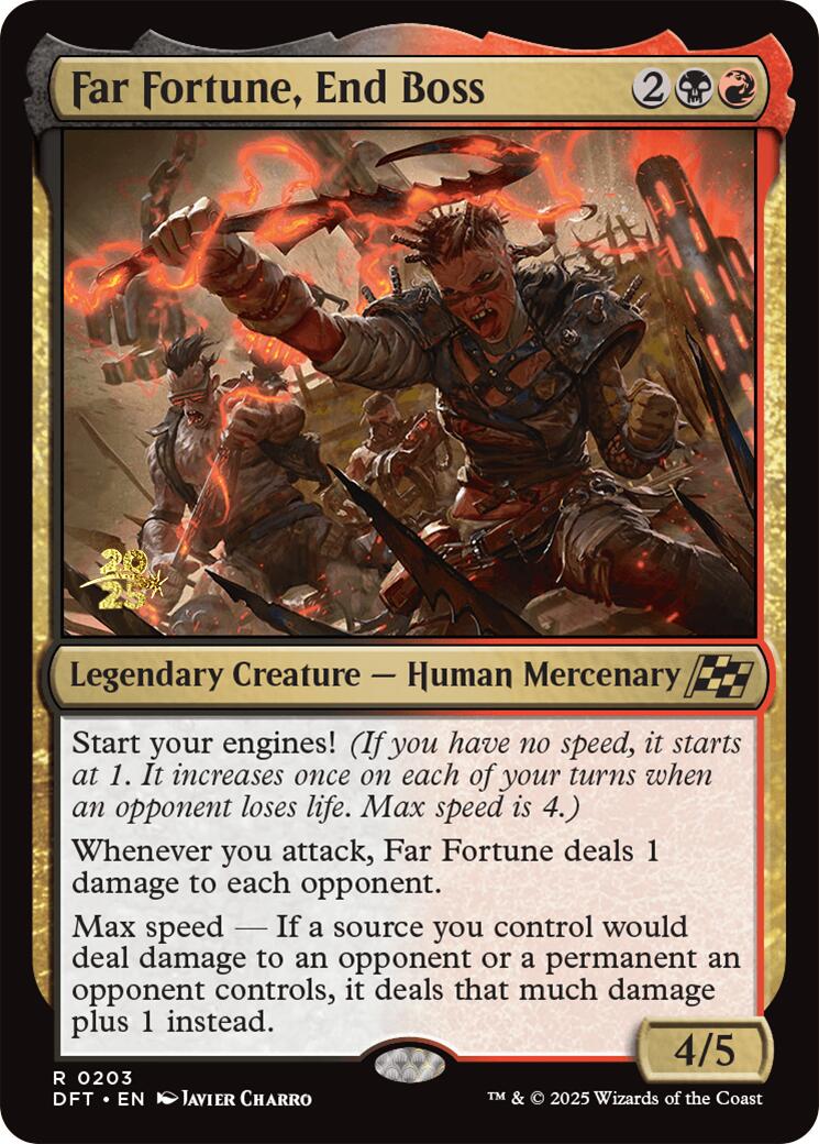 Far fortune, End Boss [Aetherdrift Prerelease Promos] | Odin's Place