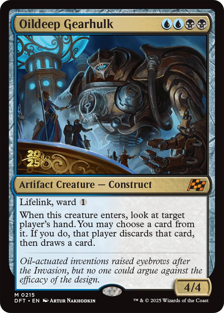 Oildeep Gearhulk [Aetherdrift Prerelease Promos] | Odin's Place