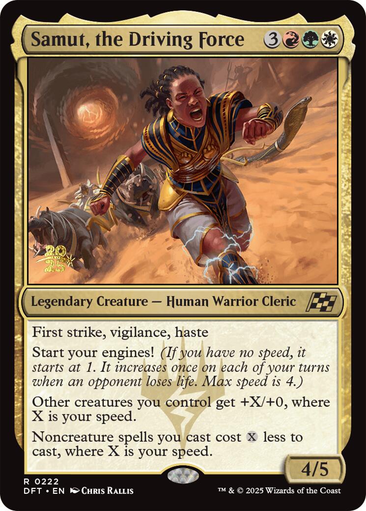 Samut, the Driving Force [Aetherdrift Prerelease Promos] | Odin's Place