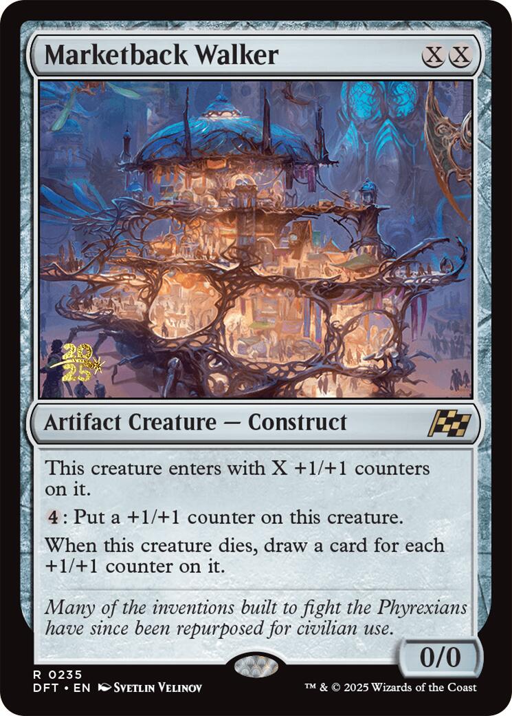 Marketback Walker [Aetherdrift Prerelease Promos] | Odin's Place