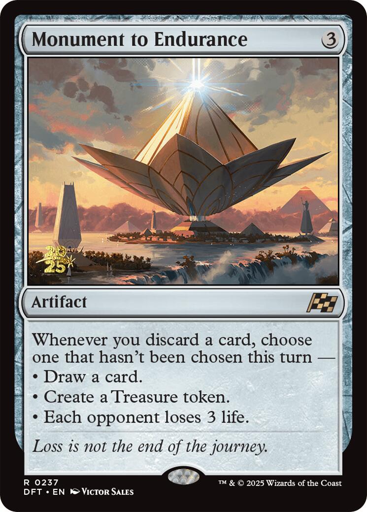 Monument to Endurance [Aetherdrift Prerelease Promos] | Odin's Place