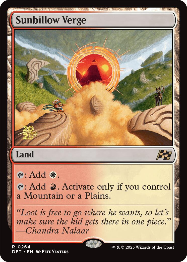 Sunbillow Verge [Aetherdrift Prerelease Promos] | Odin's Place