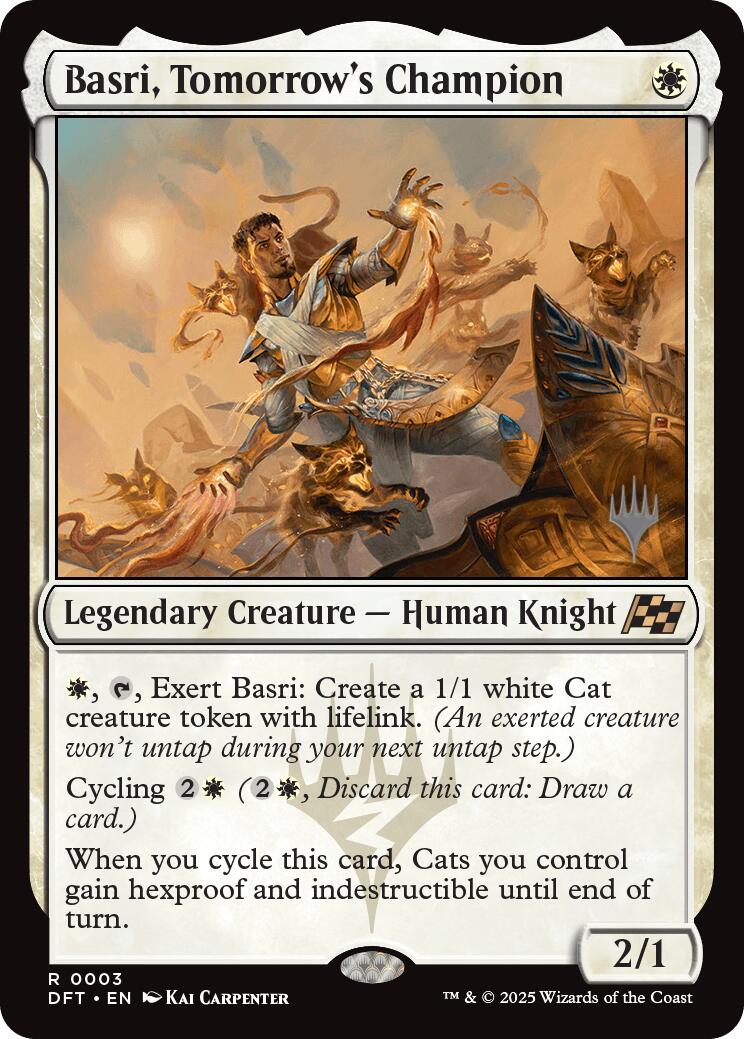 Basri, Tomorrow's Champion (Promo Pack) [Aetherdrift Promos] | Odin's Place
