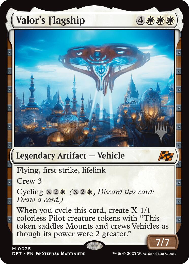 Valor's Flagship (Promo Pack) [Aetherdrift Promos] | Odin's Place