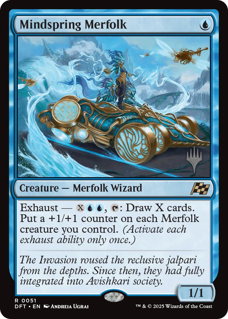 Mindspring Merfolk (Promo Pack) [Aetherdrift Promos] | Odin's Place
