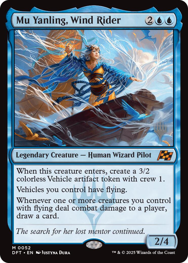Mu Yanling, Wind Rider (Promo Pack) [Aetherdrift Promos] | Odin's Place