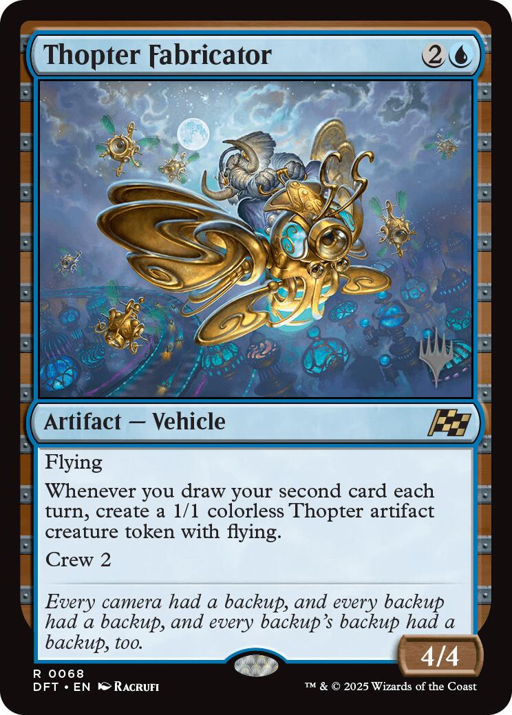 Thopter Fabricator (Promo Pack) [Aetherdrift Promos] | Odin's Place