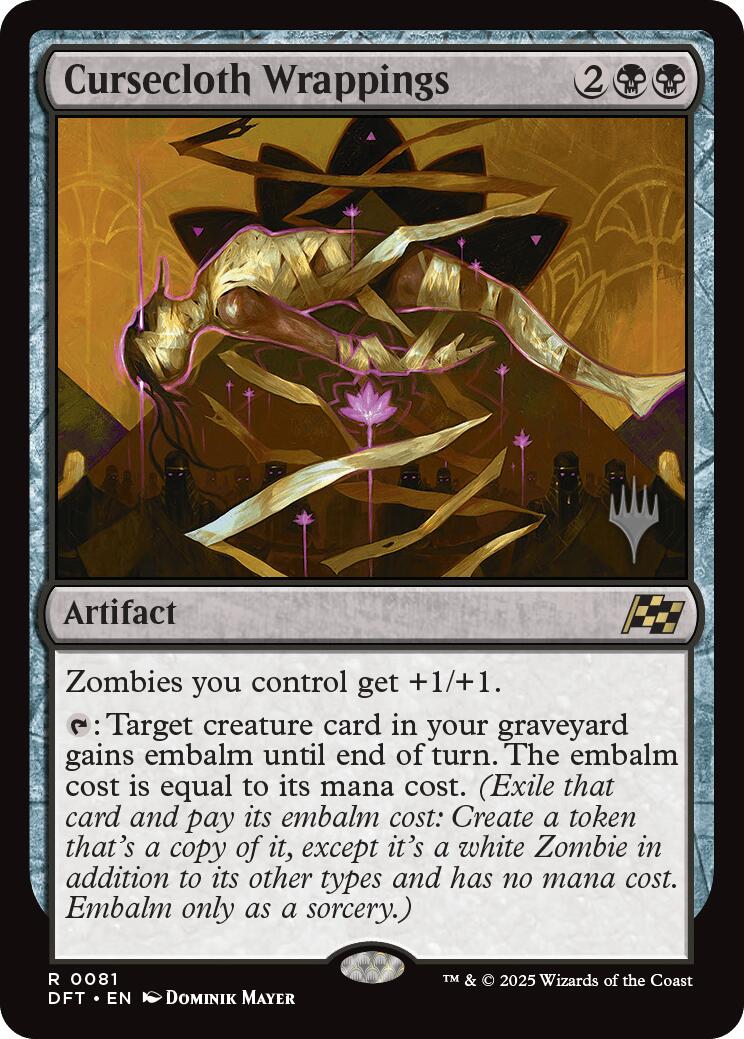 Cursecloth Wrappings (Promo Pack) [Aetherdrift Promos] | Odin's Place