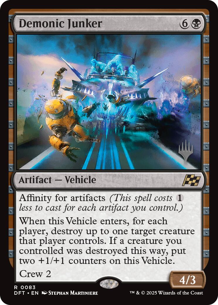 Demonic Junker (Promo Pack) [Aetherdrift Promos] | Odin's Place