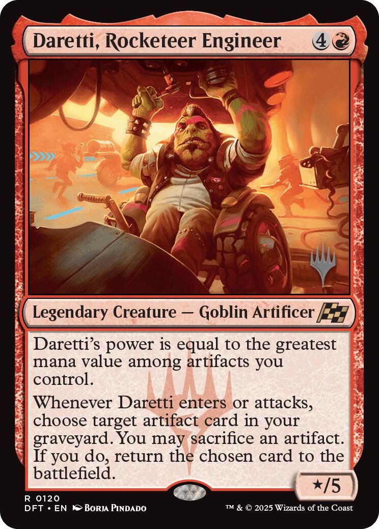 Daretti, Rocketeer Engineer (Promo Pack) [Aetherdrift Promos] | Odin's Place