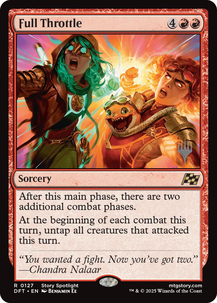 Full Throttle (Promo Pack) [Aetherdrift Promos] | Odin's Place