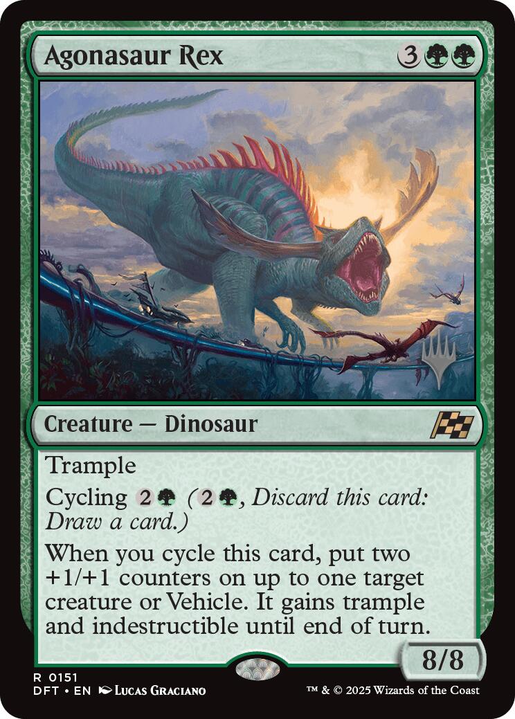 Agonasaur Rex (Promo Pack) [Aetherdrift Promos] | Odin's Place