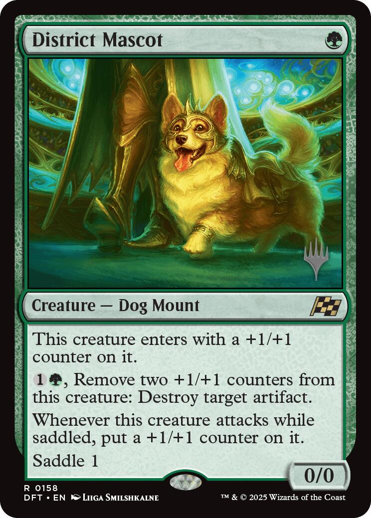 District Mascot (Promo Pack) [Aetherdrift Promos] | Odin's Place