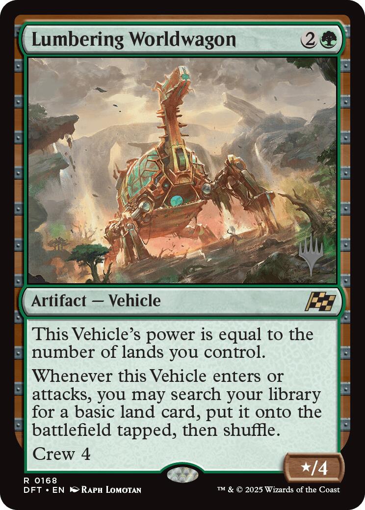 Lumbering Worldwagon (Promo Pack) [Aetherdrift Promos] | Odin's Place