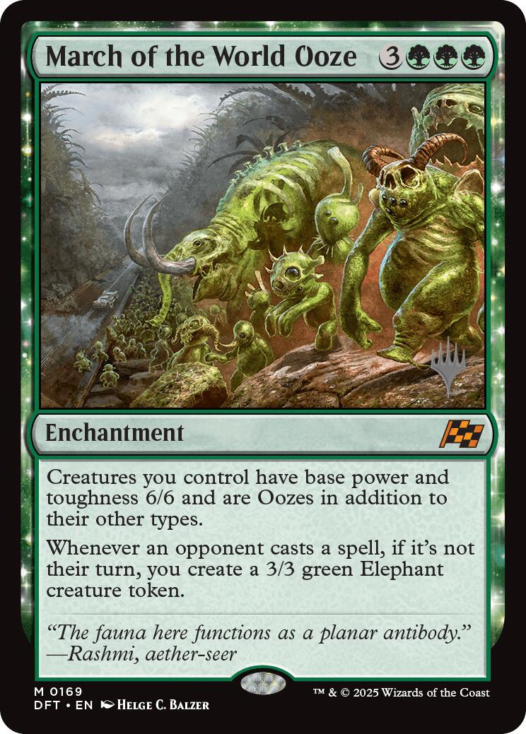 March of the World Ooze (Promo Pack) [Aetherdrift Promos] | Odin's Place